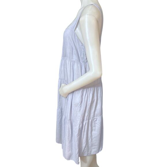 Madewell Light Gray Midi Dress - Picture 2 of 11